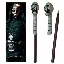 Harry Potter Death Eater (Skull) Wand Pen and Bookmark
