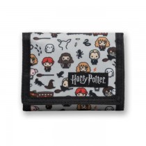 Harry Potter Chibi Character Nylon Trifold Wallet