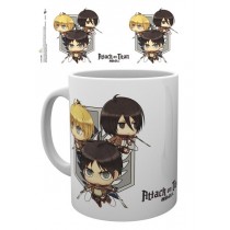 Attack on Titan - Mug 300 ml / 10 oz - Chibi Trio