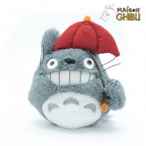 Studio Ghibli - My Neighbor Totoro - Plush Totoro With Red Umbrella