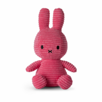 Miffy - Plush - Miffy Sitting Corduroy Bubblegum Pink 9 Inches