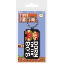 Super Mario Bros. - Rubber Keychain - Born In The 80's.