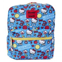 Loungefly Sanrio Hello Kitty 50th Anniversary Classic All Over Print Nylon Square Mini Backpack