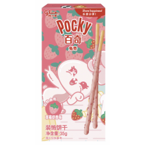 Pocky Animal Strawberry & Milk Flavour Biscuit Sticks