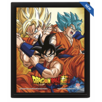 Dragon Ball Super Friends or Rivals 3D Lenticular Poster
