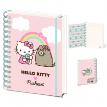 Pusheen x Hello Kitty (Treat Time) A5 Notebook