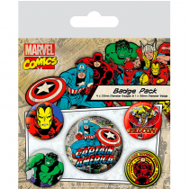 Marvel Comics - Badge Pack - Captain America