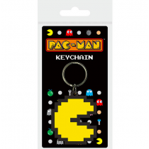 Pac-man - Rubber Keychain - Pac-man Pixel