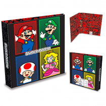 Nintendo - Super Mario A4 Ring Binder - 4 Colour