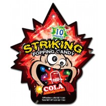 Striking Popping Candy Cola - 10 Poches 15g