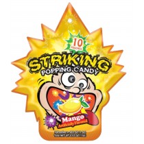 Striking Popping Candy Mango - 10 Poches 15g