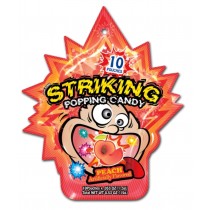 Striking Popping Candy Peach - 10 Poches 15g