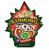 Striking Popping Candy Watermelon - 10 Poches 15g