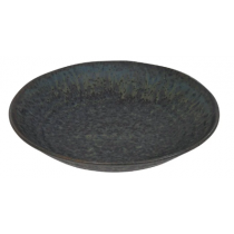 Onyx Noir Shallow Bowl 20.6x4.1cm 550ml