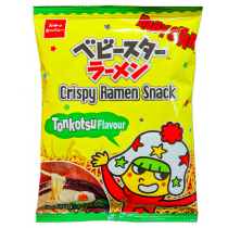 Baby Star Crispy Ramen Snack - Tonkotsu Flavour (Thin) 70g