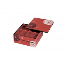Hakoya Ojyu Two Tier Picnic Box Large | Red