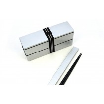 Hakoya Nagabako Metallic Two Tier Bento Box | Silver