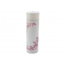 Hakoya Sakura Stainless Steel Bottle | White