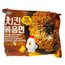 Paldo Stir-Fried Chicken Noodle with Spicy Soy Sauce Chicken & Beef flavour 130g