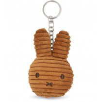 Miffy - Plush Keychain - Flat Corduroy Cinnamon - 4 Inches