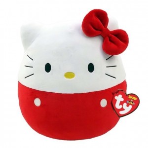 Hello Kitty Plush Squish-a-Boo Red 10 inches