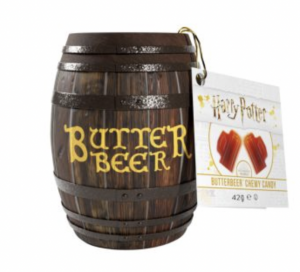 Harry Potter ButterBeer Chewy Sweets Tin Barrel 42g