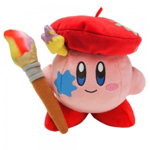 Kirby's Adventure: Kirby of the Stars - Kirby Artist Plush 6"