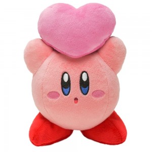 Kirby's Adventure: Kirby of the Stars - Kirby with Friend's Heart Plush 6.5"