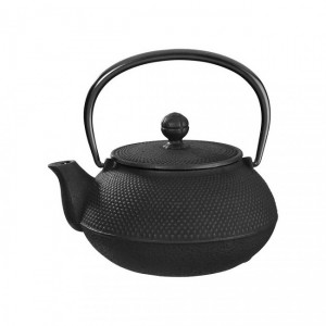 Arare Black Cast Iron Teapot 0.55L