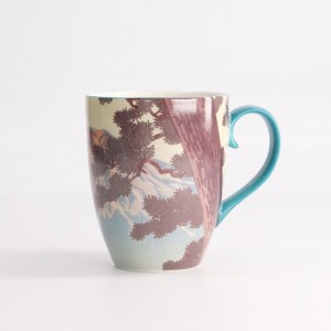 Kawaii Vintage Fuji Mug W/Giftbox 8.5x10.2cm 340ml