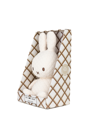 Miffy - Plush - Miffy Quilted Bonbon Cream in Giftbox 9 Inches