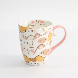 Kawaii Cat Mug W/Giftbox 8.5x10.2cm 340ml
