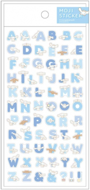 Sanrio Moji Sticker Alphabet Cinnamoroll