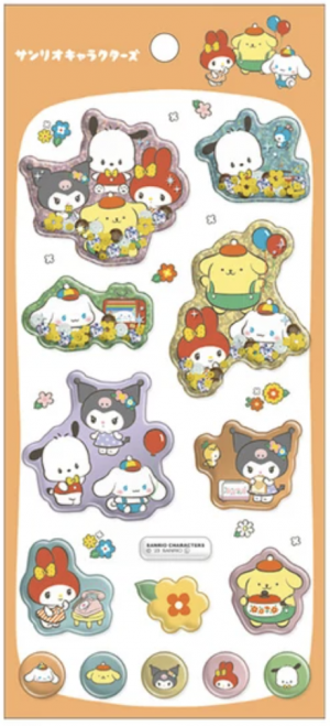 Sanrio Characters Stickers Colorful