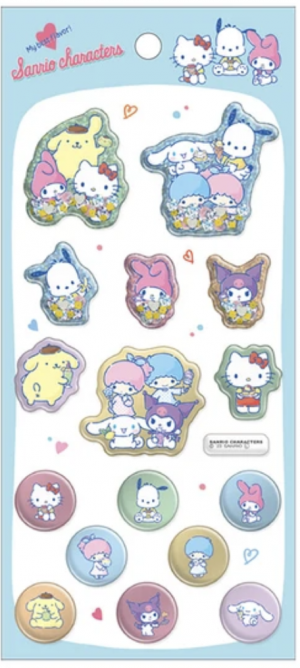 Sanrio Characters Stickers Retro