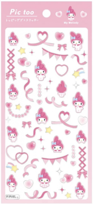 Sanrio Pic Too Stickers My Melody