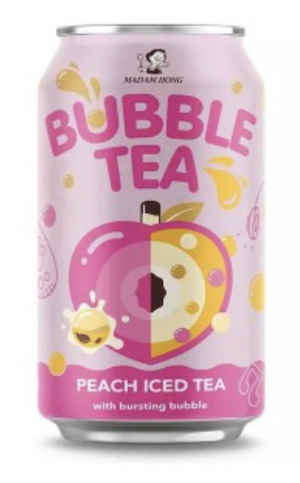 Madam Hong Peach Iced Tea Bursting Bubble 320ml
