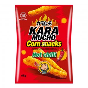 Koikeya KaraMucho Corn Snacks Hot Chilli Potato Crisps