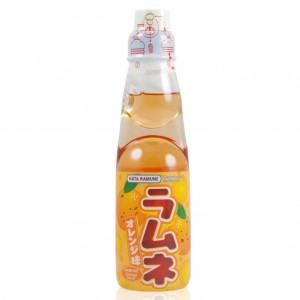 Hata Kosen Ramune Pop Drink Orange Flavour 200ml