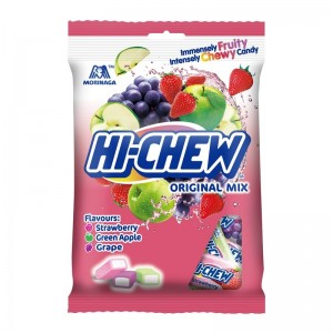 Morinaga Hi-chew Exotic Fruits Mix Pack Strawberry / Green Apple / Grape 100g