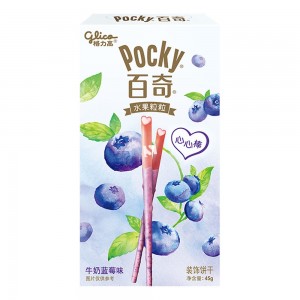 Pocky Milk & Blueberry Fruit Flavour Biscuit Sticks