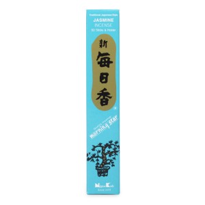 Nippon Kodo - Morning Star - Jasmine - 50 Incense Sticks & Holder