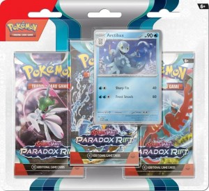 Pokémon TCG: Scarlet & Violet 4 - Paradox Rift - 3-Pack Display