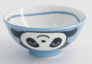 Kawaii Rice Bowl Panda 10.5x5.5cm 200ml Blue