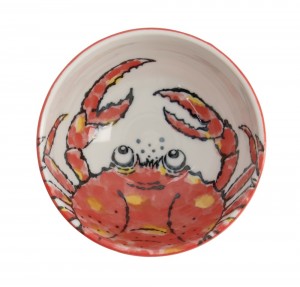 Seafood Bowl 13.2x7.3cm 500ml Crab Red
