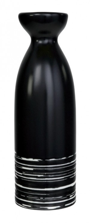Black Maru Series Sake Bottle 17.5cm 220ml