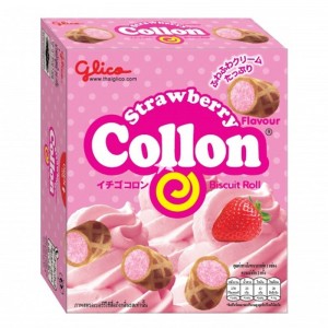Collon Strawberry Flavour Biscuit Roll 46g