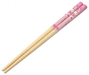 Hello Kitty - Wooden Chopsticks 16.5 cm - Sweety Pink