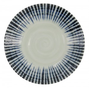 Shin Tokusa Plate Round 13.5x2cm