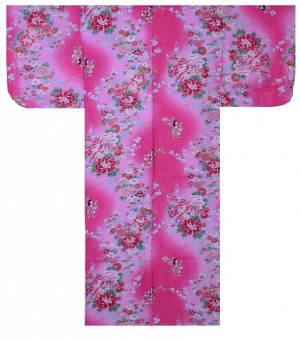 Ladies Kimono - Dolls in Color Gradation - Pink